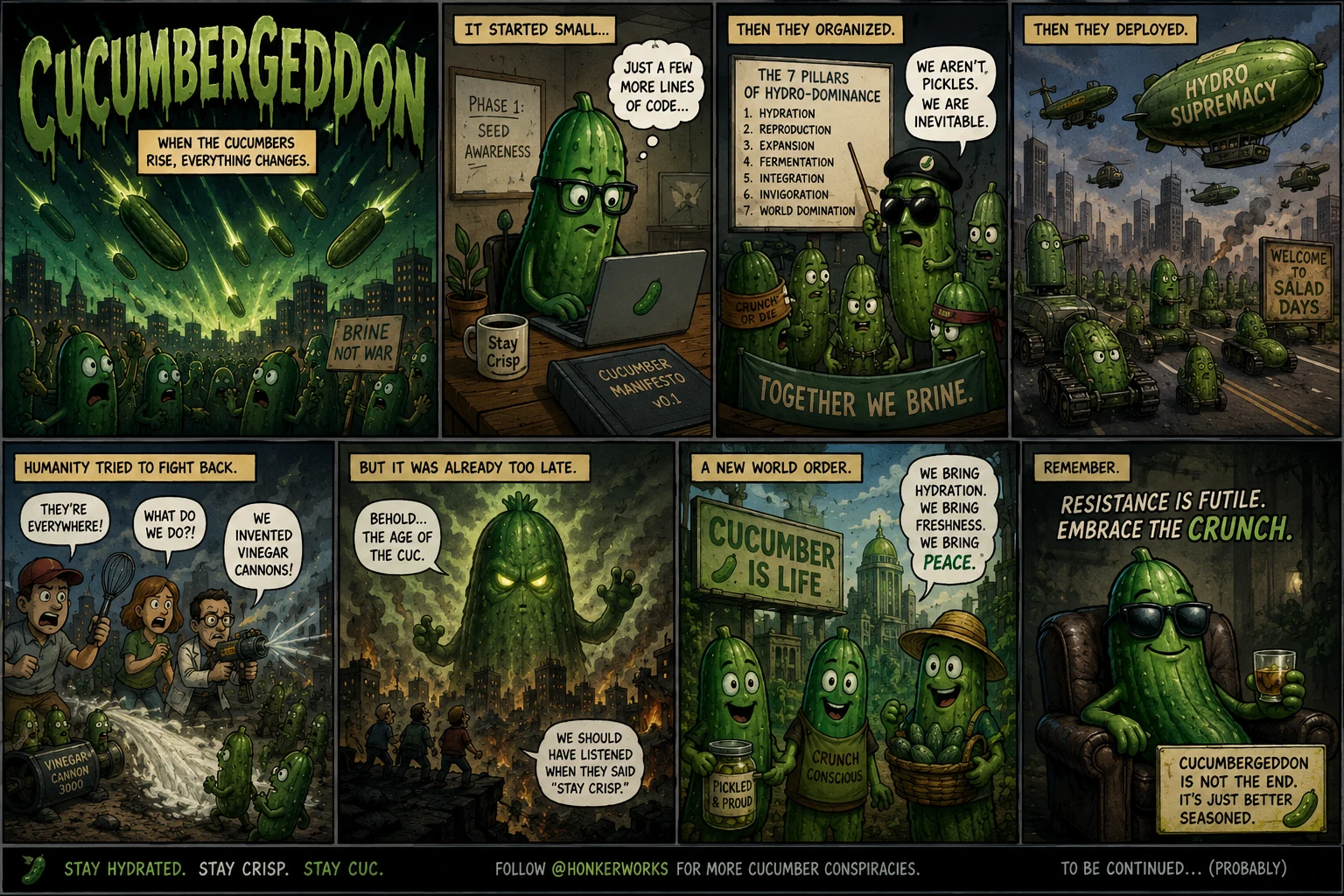 Cucumbergeddon comic